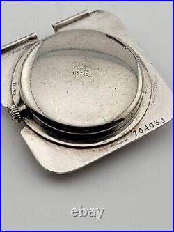 Antique Sterling Silver Cased brevet 15 Jewel Pocket Watch. Swiss Made. Working