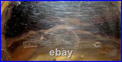 Antique Swiss 800 Silver Pocket Watch Case / Skeloton 8-Day Open Heart Mov't