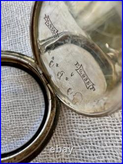 Antique Swiss. 935 Silver Niello Pocket Watch Case Perret & Berthoud Locle