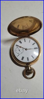 Antique Swiss Pocket Watch Gols Filled Case Unbranded