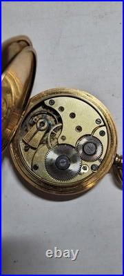 Antique Swiss Pocket Watch Gols Filled Case Unbranded