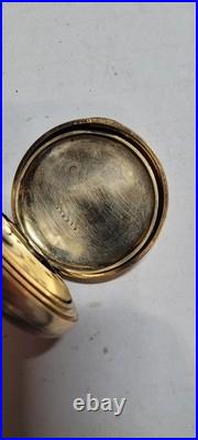 Antique Swiss Pocket Watch Gols Filled Case Unbranded