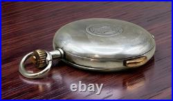 Antique Swiss Quarter Repeater Pocket Watch UTMOST Silver Case 0.875 Working