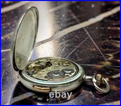Antique Swiss Quarter Repeater Pocket Watch UTMOST Silver Case 0.875 Working