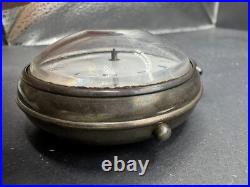 Antique TB Signed Sterling Silver Paired Case English Pocket Watch Movement
