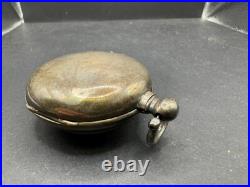 Antique TB Signed Sterling Silver Paired Case English Pocket Watch Movement