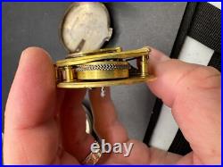 Antique TB Signed Sterling Silver Paired Case English Pocket Watch Movement