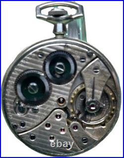 Antique Tavannes Swiss Pocket Watch 14K Solid Gold Case Running 44 Grams