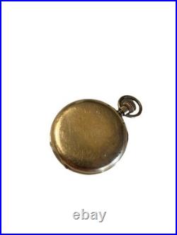 Antique Thomas Russell Sons Liverpool Pocket Watch Hunter 10k Gold Fill Case