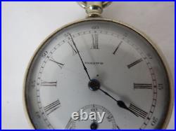 Antique Trenton Pocket watch glass back cover Case marked Hamilton