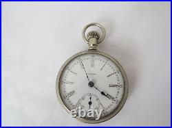 Antique Trenton Pocket watch glass back cover Case marked Hamilton
