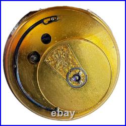 Antique Unbranded Pair Case Silver Key Wind Fusee Pocket Watch. 800 Silver
