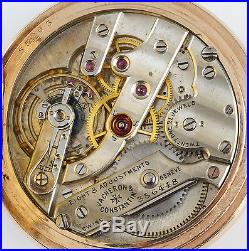 Antique Vacheron & Constantin 21 Jewels Hunt Case Pocket Watch Runs