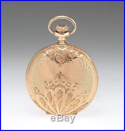 Antique Victorian 14k Gold Elgin Hunters Case Pocket Watch Works 35 Grams