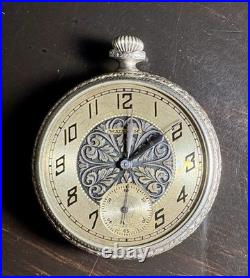 Antique Vintage 1919 Waltham Pocket Watch Illinois Watch Co Gold Filled Case