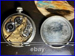 Antique Vintage 1919 Waltham Pocket Watch Illinois Watch Co Gold Filled Case