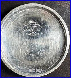 Antique Vintage 1919 Waltham Pocket Watch Illinois Watch Co Gold Filled Case