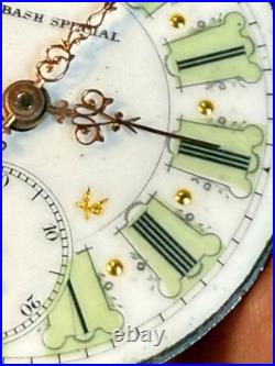 Antique WABASH SPECIAL Swiss POCKET WATCH MOVEMENT ONLY No Case/Key REPAIR PARTS