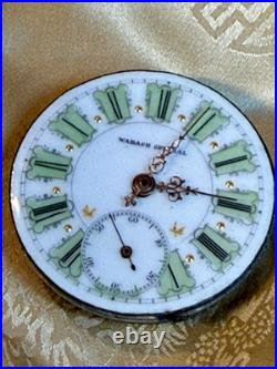 Antique WABASH SPECIAL Swiss POCKET WATCH MOVEMENT ONLY No Case/Key REPAIR PARTS