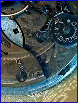 Antique WABASH SPECIAL Swiss POCKET WATCH MOVEMENT ONLY No Case/Key REPAIR PARTS