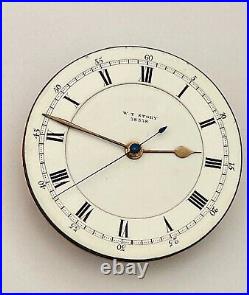 Antique W. T. Story Pocket Watch 58538 W. T. Story Chronograph DEWSBURY