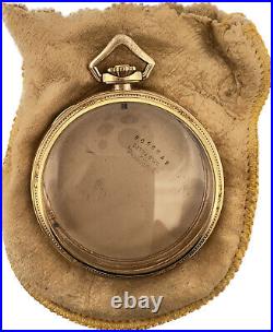 Antique Wadsworth Fancy Beaded Pocket Watch Case 12 Size 10k GF Near Mint #2