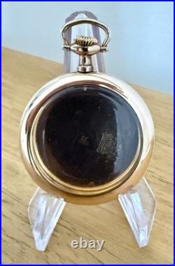 Antique Wadsworth Gold Filled 12 Size Pocket Watch Case Complete with Crystal