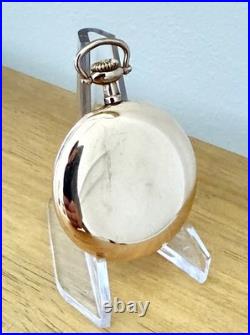 Antique Wadsworth Gold Filled 12 Size Pocket Watch Case Complete with Crystal