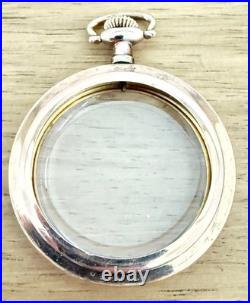 Antique Wadsworth Gold Filled 12 Size Pocket Watch Case Complete with Crystal