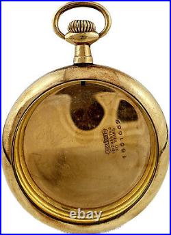 Antique Wadsworth Pocket Watch Case for 12 Size 20 Year Gold Filled Warranted