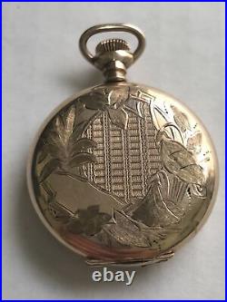 Antique Waltham 1894 Pocket Watch size 0s Double Hunter Case