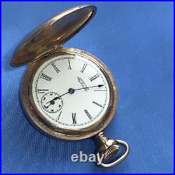 Antique Waltham 1894 Pocket Watch size 0s Double Hunter Case