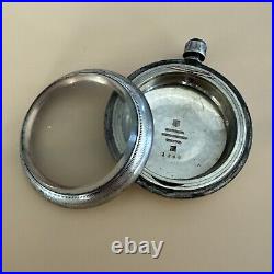 Antique Waltham 18S Key Wind 3 Ounce Coin Silver Pocket Watch Case