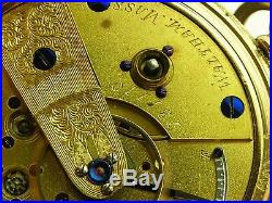 Antique Waltham 18s Civil War 18s key wind pocket watch. Gold filled case. 1864