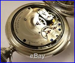 Antique Waltham 5 Minute Repeater Pocket Watch British Silver Demi Hunter Case