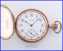 Antique Waltham Grade 620 Pocket Watch 15 Jewel 16 Size withNice Hunting Case