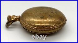 Antique Waltham P. S. Bartlett Pocket Watch 14K Gold Filled Hunter Case 1888
