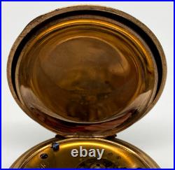 Antique Waltham P. S. Bartlett Pocket Watch 14K Gold Filled Hunter Case 1888