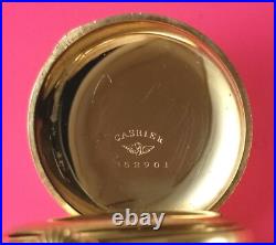 Antique Waltham Pocket Watch Gold Fill Hunter Case 7 Jewels 6 Size Ca. 1896