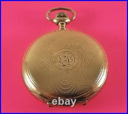 Antique Waltham Pocket Watch Gold Fill Hunter Case 7 Jewels 6 Size Ca. 1903