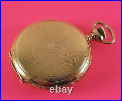 Antique Waltham Pocket Watch Gold Fill Hunter Case 7 Jewels 6 Size Ca. 1903