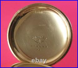 Antique Waltham Pocket Watch Gold Fill Hunter Case 7 Jewels 6 Size Ca. 1903