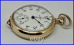 Antique Waltham Pocket Watch Ladies Solid 14K Gold Double Case