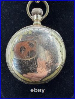 Antique Waltham Pocket Watch Survey Champion Gold Filled Case -c. 1900