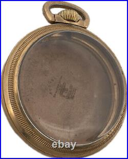 Antique Waltham Premier Pocket Watch Case 16Size 10k RGP Railroad Style CoinEdge