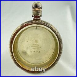 Antique Waltham Swing Out Pocket Watch Case for 18 Size Coin Silver Heavy