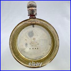 Antique Waltham Swing Out Pocket Watch Case for 18 Size Coin Silver Heavy