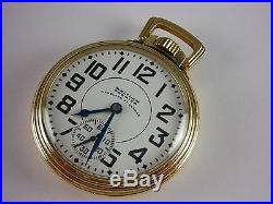 Antique Waltham Vanguard 16s 23 jewel Rail Road pocket watch. Waltham case. 1941