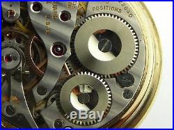 Antique Waltham Vanguard 16s 23 jewel Rail Road pocket watch. Waltham case. 1942