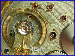 Antique Waltham Vanguard 18s highest grade RailRoad pocketwatch Gold filled case